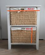 ladenkastje met rieten laden, Ophalen, 1 of 2 laden, 50 tot 100 cm, Zo goed als nieuw
