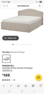 Ikea Bed 180x200 met lattenbodem - direct op te halen, Huis en Inrichting, Slaapkamer | Bedden, Ophalen, Gebruikt, Beige, Tweepersoons