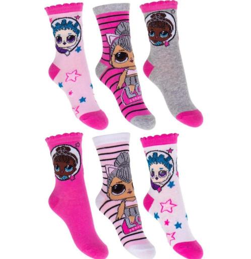 3 paar LOL Surprise sokken - 23/26 **NIEUW MET LABELS*, Kinderen en Baby's, Kinderkleding | Schoenen en Sokken, Nieuw, Sokken