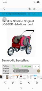 Honden fietskar en buggy / jogger, Fietsen en Brommers, Fietsaccessoires | Aanhangers en Karren, Ophalen of Verzenden, Zo goed als nieuw