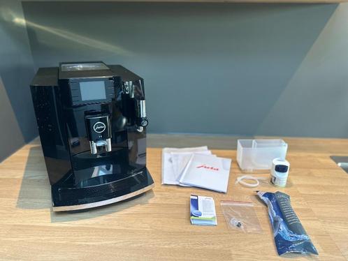 Jura E8 (EB) Piano Black Koffiemachine Garantie, Witgoed en Apparatuur, Koffiezetapparaten, Zo goed als nieuw, Koffiebonen, Koffiemachine