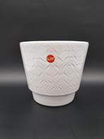 Vintage West Germany Bloempot FOHR Keramiek Wit H14,5 Ø16,5, Antiek en Kunst, Antiek | Keramiek en Aardewerk, Ophalen of Verzenden