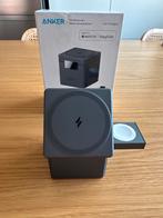 Anker 3-in-1 Cube MagSafe iPhone/AirPods/Watch, Ophalen of Verzenden, Zo goed als nieuw, Apple iPhone