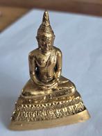 Brons Standbeeld van Boeddha Amitabha, Verzenden, Zo goed als nieuw