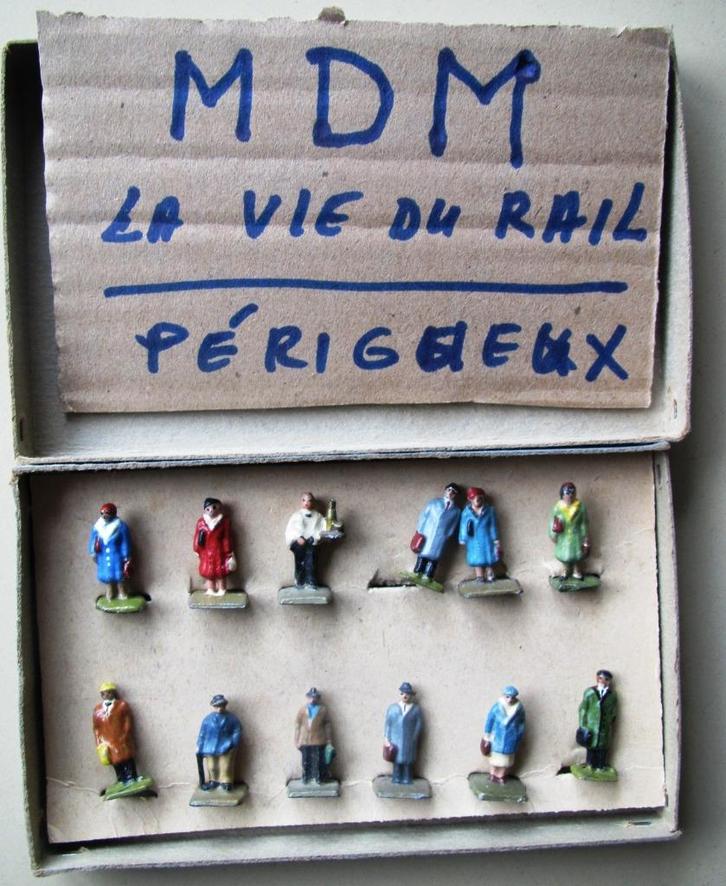 MDM H0 12 REIZIGERS +OVP zeldzaam Frankrijk 1955 Märklin 800, Hobby en Vrije tijd, Modeltreinen | H0, Zo goed als nieuw, Overige typen