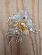 Prachtige vintage broche, Overige materialen, 4 tot 7 cm, Xx, Wit
