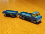 Siku V338 Hanomag Henschel + Aanhanger BLAUW, Ophalen of Verzenden, Zo goed als nieuw, Tractor of Landbouw