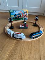 Brio Trein Set met Verkeerslichten en Spraakopname, Ophalen of Verzenden, Zo goed als nieuw