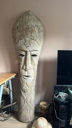 Handgesneden houten sculptuur - 1 boom stam (190cm hoogte), Huis en Inrichting, Woonaccessoires | Zuilen en Pilaren, Ophalen, Zo goed als nieuw