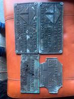 diverse nummerplaten, Ophalen of Verzenden, Gebruikt, Trein, Overige typen