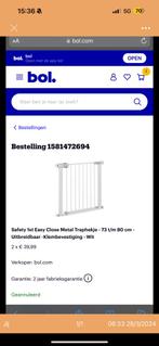 Trap hekje, Ophalen, 100 tot 115 cm, Zo goed als nieuw, Klemhekje