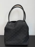 Gucci GG Nylon Shopper Tote - Zwart Vintage Designer, Ophalen of Verzenden, Zo goed als nieuw, Zwart, Shopper