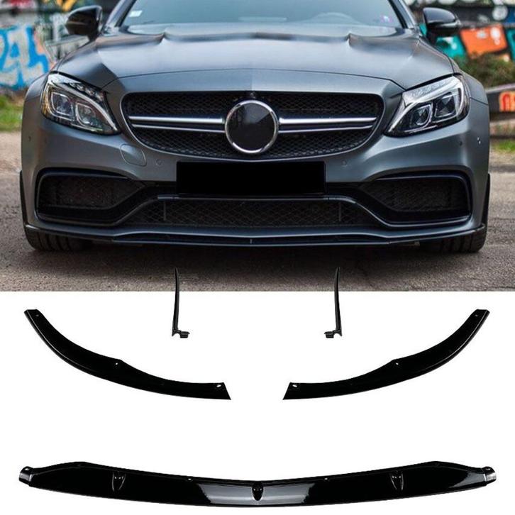 Spoiler Zwart Voor MB C Klasse W205 S205 C205 A205 63AMG, Auto diversen, Tuning en Styling, Verzenden
