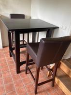 Bartafel met barkrukken, Gebruikt, Inclusief barstoelen, Ophalen