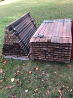 Azobe hardhouten palen 7x7x155cm gebruikt gepunt, Ophalen, Gebruikt, Palen, Hardhout