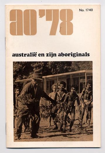 Australië en zijn Aboriginals - AJ Zwinenberg - stammen 1978 beschikbaar voor biedingen