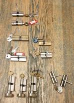 Evva veiligheid cilinder slot 11 stuks., Doe-het-zelf en Verbouw, Hang- en Sluitwerk, Ophalen of Verzenden, Gebruikt, Rvs, Slot