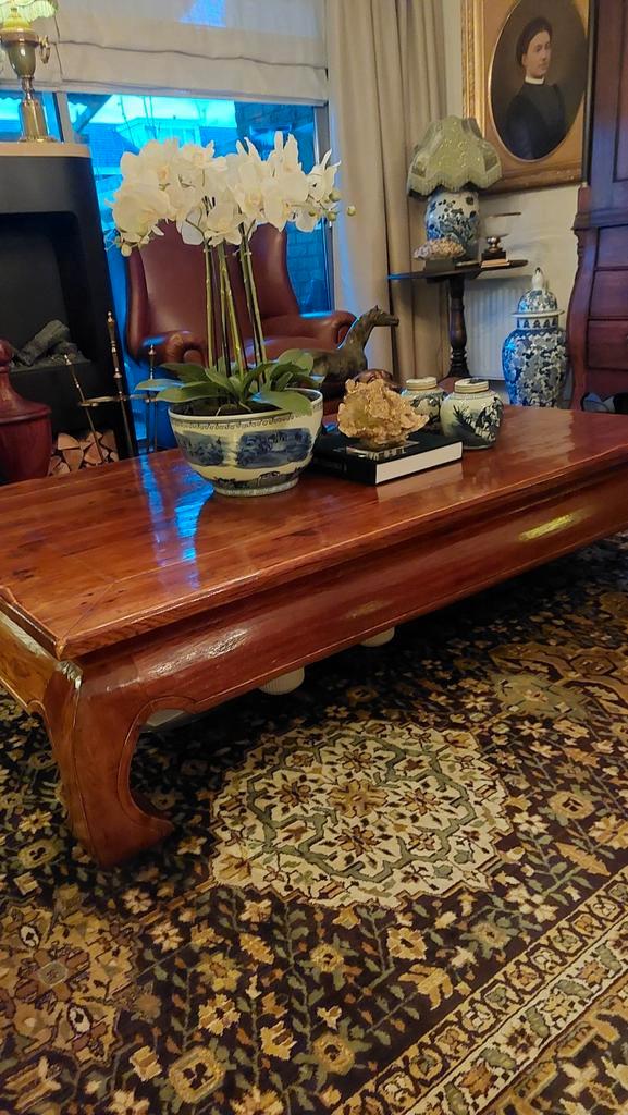 Opium tafel zeer groot!! 160x100x40, Huis en Inrichting, Tafels | Salontafels, Zo goed als nieuw, Minder dan 50 cm, 50 tot 100 cm