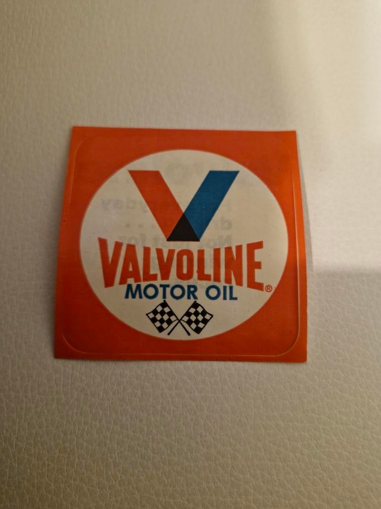 5574 Valvoline Motor Oil Sticker, Ophalen of Verzenden