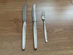 Verzilverde messen K&B en gebaksvorkje Keltum, Ophalen of Verzenden