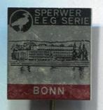 SPERWER E.E.G. BONN blik speldje ( L_015 ), Verzamelen, Speldjes, Pins en Buttons, Verzenden, Zo goed als nieuw, Stad of Land