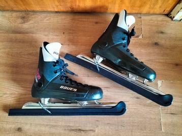 Bauer combi noren, schaatsen mt 38, incl beschermers  beschikbaar voor biedingen