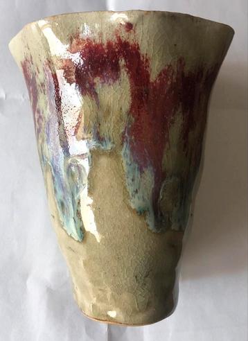 Unieke handgemaakte multicolor vaas Des Pots beschikbaar voor biedingen