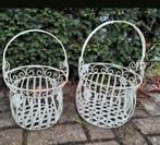 Set van twee Brocante Plantenbakken Bloembakken Nieuw, Tuin en Terras, Bloembakken en Plantenbakken, Ophalen of Verzenden, Nieuw