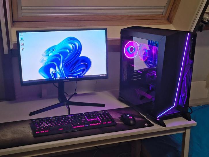 PC Gaming Setup (Krachtig) RGB - RTX 2080 + alle accessoires, Computers en Software, Desktop Pc's, Gebruikt, 4 Ghz of meer, HDD