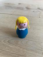 Vintage Little People Fisher-Price houten meisje staartjes., Kinderen en Baby's, Speelgoed | Fisher-Price, Ophalen of Verzenden
