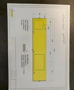 Werkblad composiet beige zand grijs, Ophalen, Bruin, Nieuw, 200 cm of meer