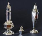 Twee Grote Zilveren Strooiers + Een Kleine Zilveren Strooier, Antiek en Kunst, Ophalen of Verzenden, Zilver