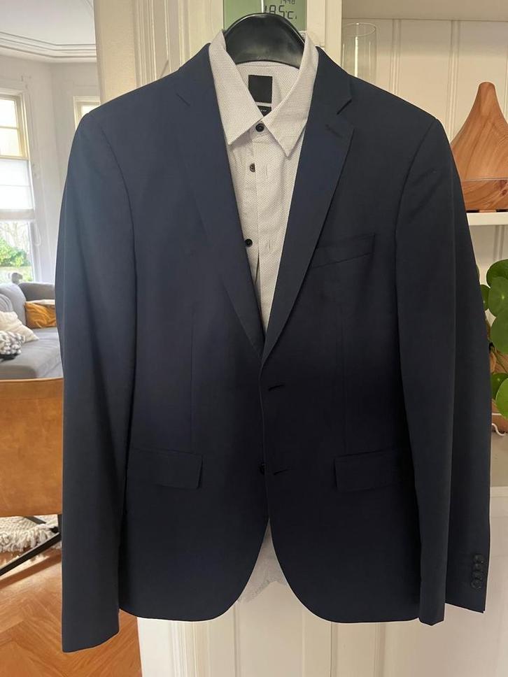 Gala Pak S.Oliver Jasje - Maat S + blouse, Kleding | Heren, Kostuums en Colberts, Zo goed als nieuw, Maat 46 (S) of kleiner, Blauw