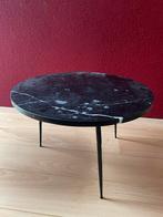 Set van 2 Furnified Florence bijzettafels - Zwart, Minder dan 45 cm, Minder dan 55 cm, Metaal of Aluminium, Rond