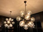 Eichholtz chandelier Ludlow helder glas, Glas, Ophalen of Verzenden, Zo goed als nieuw