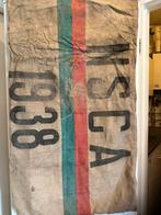 Vintage Cacao Jute Zak - 1938 - Decoratief Textiel, Ophalen of Verzenden
