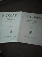 2 pianoboeken van Mozart /Beethoven (Henle Urtext), Klassiek, Ophalen of Verzenden, Zo goed als nieuw, Artiest of Componist