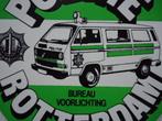 sticker Politie Rotterdam VW Volkswagen bus autobus retro, Verzamelen, Stickers, Overige typen, Zo goed als nieuw, Verzenden