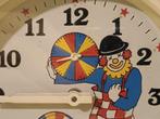 Retro Clown Wekker, Ophalen of Verzenden, Gebruikt, Analoog, Wekker of Tafelklok