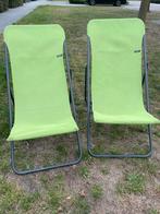 2 verstelbare strand-/ tuinstoelen, Tuin en Terras, Ophalen, Zo goed als nieuw