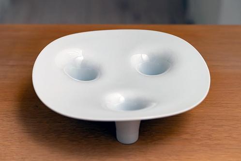 Willem Noyons - Fruit & Fire / Schaal & Kandelaar, Antiek en Kunst, Kunst | Designobjecten, Ophalen