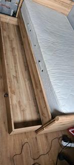 1 persoonsbed 90 cm met auping bodem, Gebruikt, 90 cm, Eenpersoons, Wit