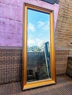 Stijlvolle Gouden Spiegel - 38x88 cm, Ophalen of Verzenden, Ovaal, Minder dan 50 cm, Minder dan 100 cm