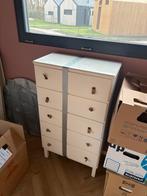 Houten ladekastje met 5 lades, Huis en Inrichting, Kasten | Kledingkasten, Ophalen, Gebruikt, 100 tot 150 cm, 50 tot 100 cm