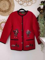 Vintage Oostenrijks norway noors wollen vest 80s trachten, Niet ingevuld, Ophalen of Verzenden, Zo goed als nieuw, Maat 38/40 (M)