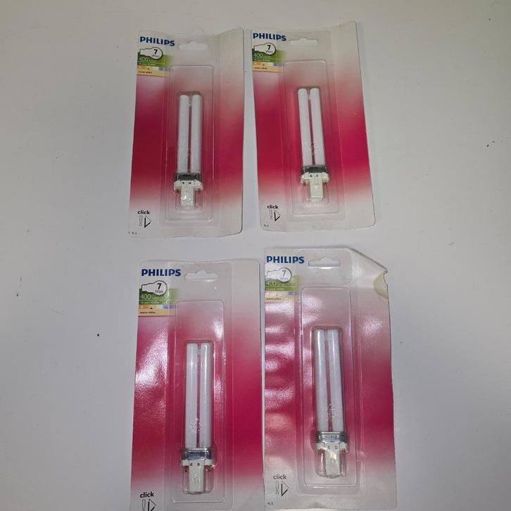 Philips PL-S lampen spaarlamp 7 watt, Huis en Inrichting, Lampen | Losse lampen, Nieuw, Led-lamp, E27 (groot), Ophalen of Verzenden