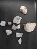Partij ruwe aquamarijn kristallen, Sieraden, Tassen en Uiterlijk, Edelstenen, Ophalen of Verzenden, Zo goed als nieuw