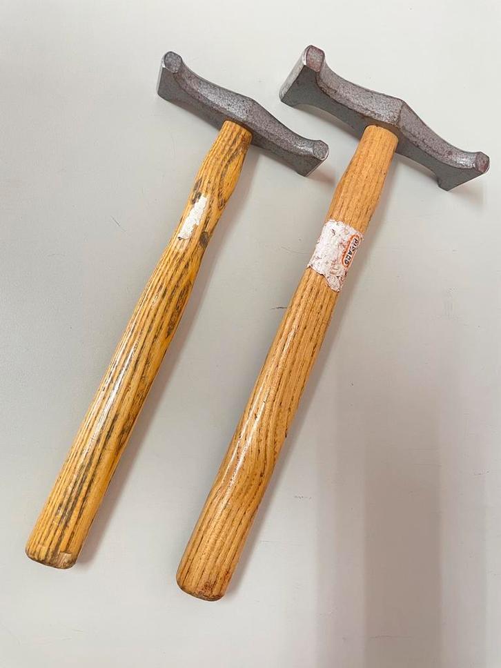 2 Picard plaathamers, uitdeukhamers, metaalbewerkingshamers, Doe-het-zelf en Verbouw, Gereedschap | Handgereedschap, Zo goed als nieuw