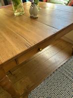 Eettafel eiken vierkant 4-8 personen, Huis en Inrichting, Tafels | Eettafels, Ophalen, Zo goed als nieuw, Vijf personen of meer
