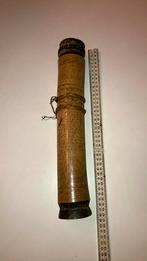 Batak Container Kalender Lang 37 cm. Sumatra Indonesië, Antiek en Kunst, Verzenden